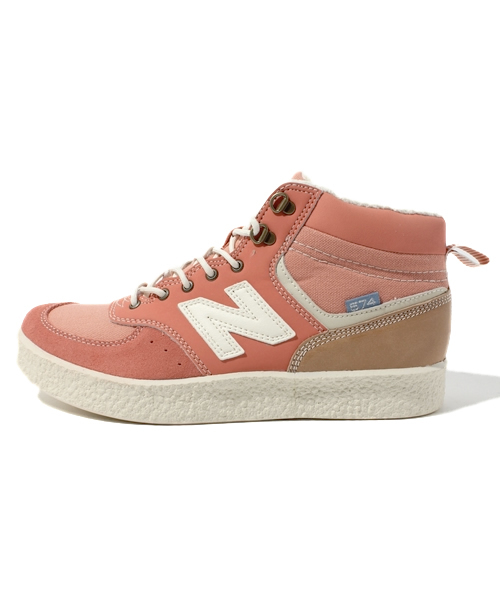 NEW BALANCE（ニューバランス）の「◎［ニューバランス］new balance  WRC574B ハイカットスニーカー（スニーカー・レディース・ベージュ/ピンク/ライトブルー・23cm/25cm/24cm）」の4枚目の写真
