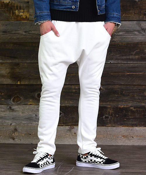 Joker ジョーカー の あったか裏起毛テーパードサルエルスウェットパンツ スリム 防寒 セットアップ対象アイテムあり 2463 その他 パンツ Wear