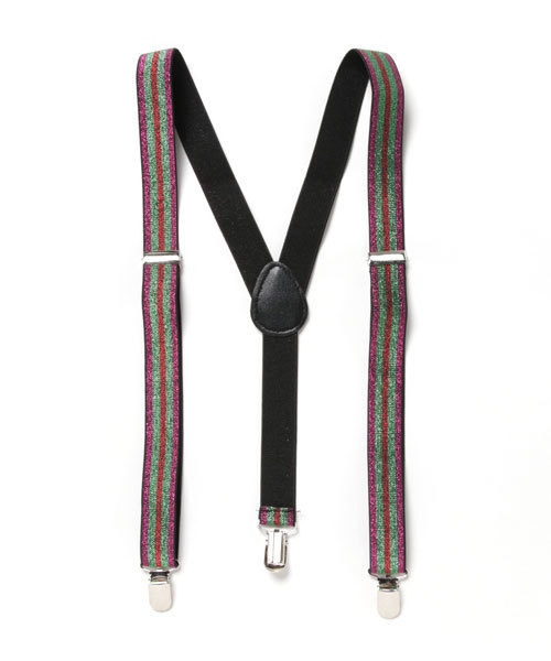 WEGO（ウィゴー）の「WEGO/ラメサスペンダー（サスペンダー・レディース・シルバー/その他2/ピンク/その他1/その他3・FREE）」の5枚目の写真