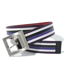 MEN'S BIGI | リバーシブル　ボーダーベルト(ベルト)