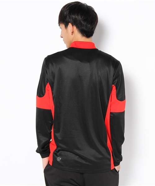 PUMA(プーマ)の「ハイネック 長袖 プラクティスシャツ - Football Foundation(Tシャツ/カットソー・メンズ・ブラック×レッド/ネイビー/レッド/ホワイト×ブラック・LARGE/MEDIUM/O/SMALL/XO)」の6枚目の写真
