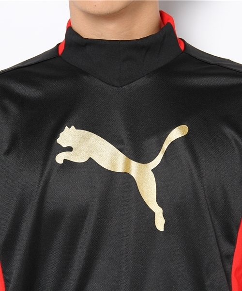 PUMA(プーマ)の「ハイネック 長袖 プラクティスシャツ - Football Foundation(Tシャツ/カットソー・メンズ・ブラック×レッド/ネイビー/レッド/ホワイト×ブラック・LARGE/MEDIUM/O/SMALL/XO)」の7枚目の写真