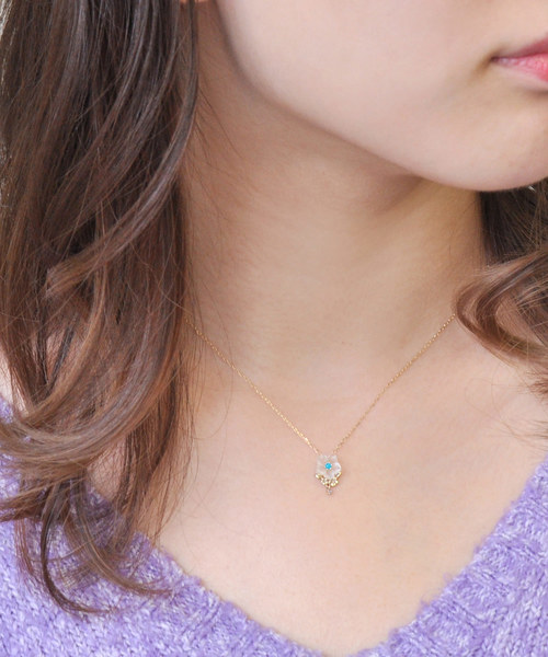 お求めやすく価格改定 ネックレス 誕生花ジュエリー アクセサリー 12月クリスマスローズ ネックレス ネックレス Take Up テイクアップ のファッション ネックレス