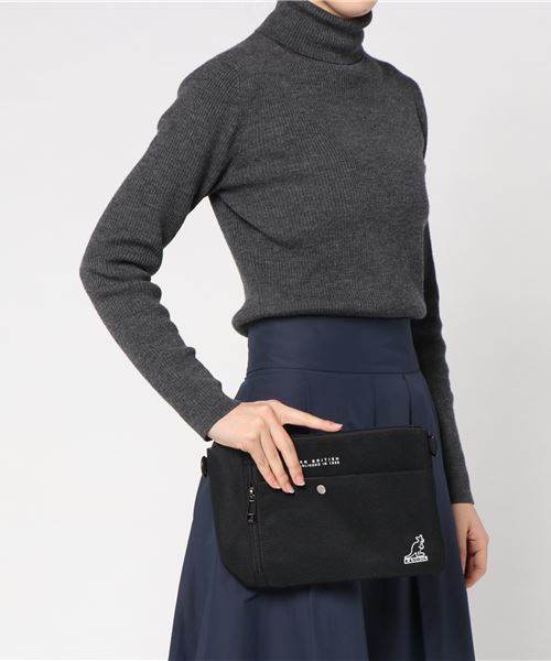 KANGOL（カンゴール）の「【KANGOL/ カンゴール】KANGOL サコッシュ（ショルダーバッグ・レディース・オリーブ/ブラック/グレー/チャコール・FREE）」の8枚目の写真