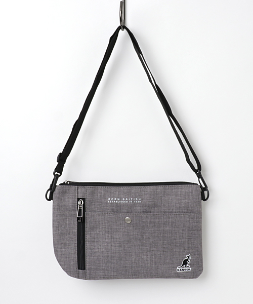 KANGOL（カンゴール）の「【KANGOL/ カンゴール】KANGOL サコッシュ（ショルダーバッグ・レディース・オリーブ/ブラック/グレー/チャコール・FREE）」の12枚目の写真