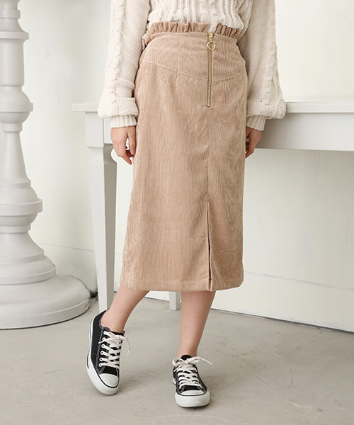 one after another NICE CLAUP（ワンアフターアナザーナイスクラップ）の「スタイルアップスカート（スカート・レディース・ブラック系その他/グレー/ベージュ/レッド/チェック・FREE）」の3枚目の写真