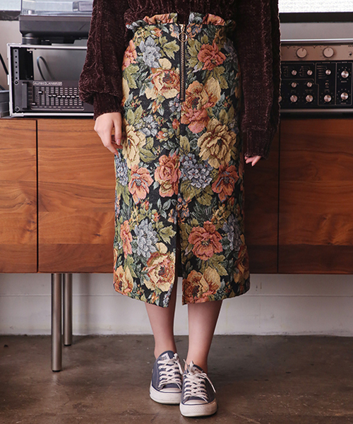 one after another NICE CLAUP（ワンアフターアナザーナイスクラップ）の「スタイルアップスカート（スカート・レディース・ブラック系その他/グレー/ベージュ/レッド/チェック・FREE）」の2枚目の写真