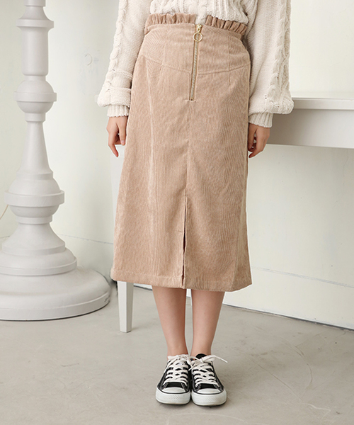 one after another NICE CLAUP（ワンアフターアナザーナイスクラップ）の「スタイルアップスカート（スカート・レディース・ブラック系その他/グレー/ベージュ/レッド/チェック・FREE）」の22枚目の写真