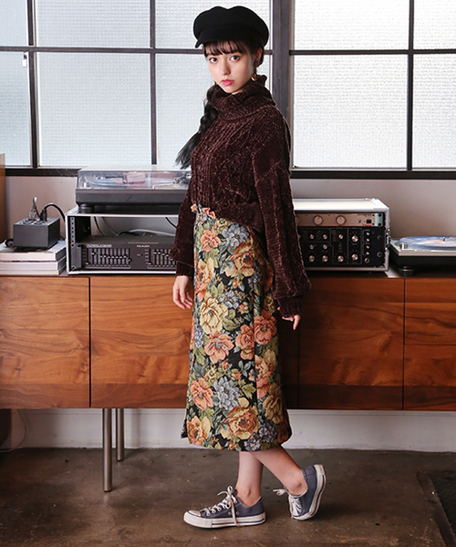 one after another NICE CLAUP（ワンアフターアナザーナイスクラップ）の「スタイルアップスカート（スカート・レディース・ブラック系その他/グレー/ベージュ/レッド/チェック・FREE）」の17枚目の写真