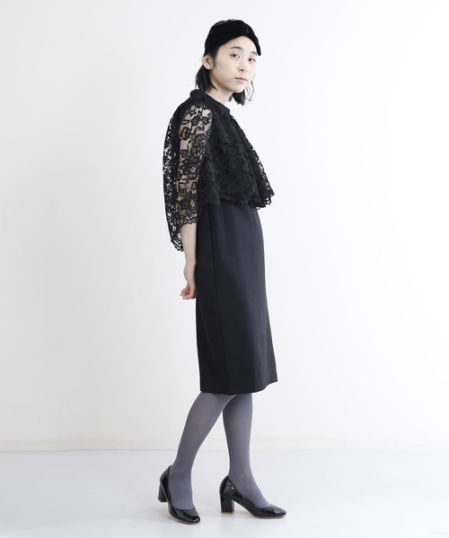 merlot plus メルロープリュス トップス レース サテン merlot plus メルロー プリュス 1022 レディース デコルテ
