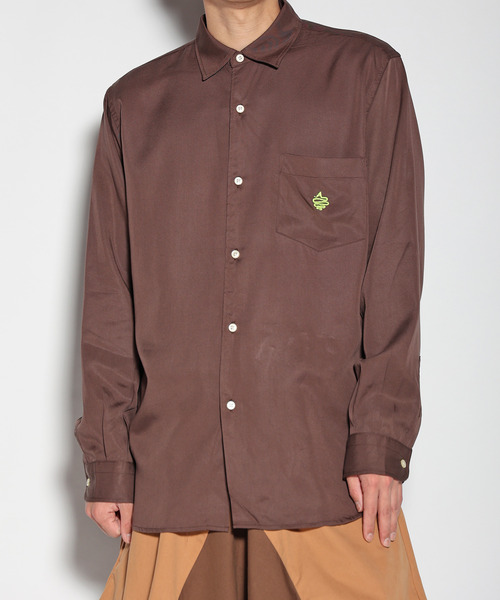 ALDIES(アールディーズ)の「Usually Shirts / ユージュアリーシャツ(シャツ/ブラウス・メンズ・ホワイト/ブラウン/ネイビー・MEDIUM/LARGE/SMALL/X-LARGE)」の5枚目の写真