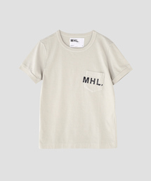MHL. | PRINTED COTTON JERSEY(Tシャツ/カットソー)