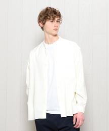 H　BEAUTY&YOUTH UNITED ARROWS | ＜H＞BAND COLLAR VOLUME SHIRT/シャツ(シャツ/ブラウス)