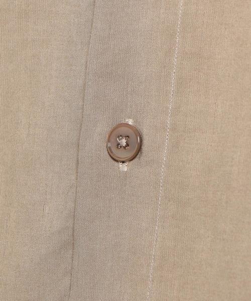 H　BEAUTY&YOUTH UNITED ARROWS（エイチビューティーアンドユースユナイテッドアローズ）の「＜H＞BAND COLLAR VOLUME SHIRT/シャツ（シャツ/ブラウス・メンズ・ホワイト/モカ・LARGE/MEDIUM/SMALL）」の13枚目の写真