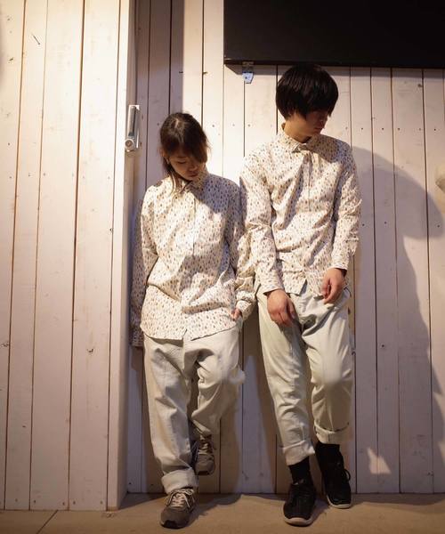 rovtski（ロフトスキー）の「rovtski ブルネコ旅シロクマ総柄シャツ（シャツ/ブラウス・メンズ・キナリ/ブラック系その他/ホワイト系その他/ホワイト系その他2/ピンク/ブルー/イエロー/ミント/ピンク系その他/ブラック・MEDIUM/LARGE）」の18枚目の写真