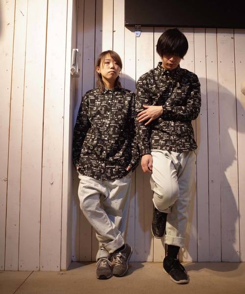 rovtski（ロフトスキー）の「rovtski ブルネコ旅シロクマ総柄シャツ（シャツ/ブラウス・メンズ・キナリ/ブラック系その他/ホワイト系その他/ホワイト系その他2/ピンク/ブルー/イエロー/ミント/ピンク系その他/ブラック・MEDIUM/LARGE）」の21枚目の写真