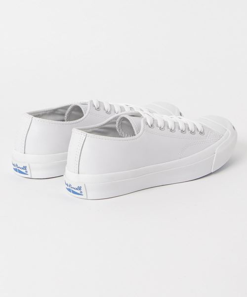 CONVERSE(コンバース)の「CONVERSE レザー ジャックパーセル(スニーカー・レディース・ホワイト・22.5/24.5/23/24/23.5)」の4枚目の写真