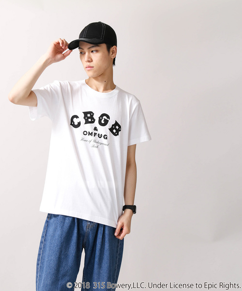 WEGO（ウィゴー）の「∴WEGO/CBGB別注プリントTシャツ（Tシャツ/カットソー・メンズ・ホワイト/ブラック・LARGE/MEDIUM）」の12枚目の写真
