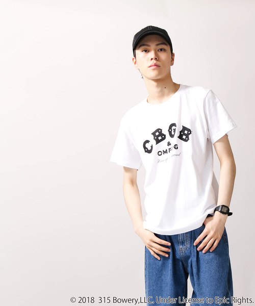 WEGO（ウィゴー）の「∴WEGO/CBGB別注プリントTシャツ（Tシャツ/カットソー・メンズ・ホワイト/ブラック・LARGE/MEDIUM）」の13枚目の写真