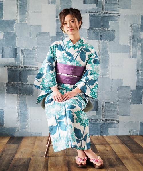 shopnikoniko（ショップニコニコ）の「雑誌掲載　セブンティーン掲載　一人でも着れる浴衣3点セット浴衣作り帯下駄（浴衣・レディース・その他/その他1/その他2/その他3/その他4/その他5/その他6/G/H/E/C/D/A/B/F・フリー）」の11枚目の写真