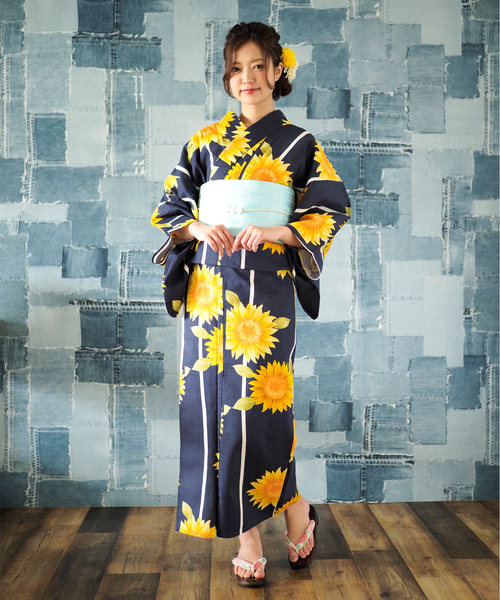 shopnikoniko（ショップニコニコ）の「雑誌掲載　セブンティーン掲載　一人でも着れる浴衣3点セット浴衣作り帯下駄（浴衣・レディース・その他/その他1/その他2/その他3/その他4/その他5/その他6/G/H/E/C/D/A/B/F・フリー）」の12枚目の写真