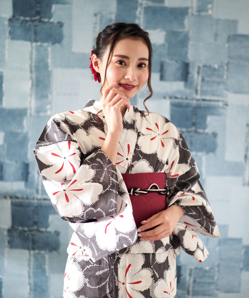 minmin(再登録)品です。KS1浴衣大量20点まとめてセット本染め 雑誌掲載 セブンティーン掲載 一人でも着れる浴衣3点セット浴衣