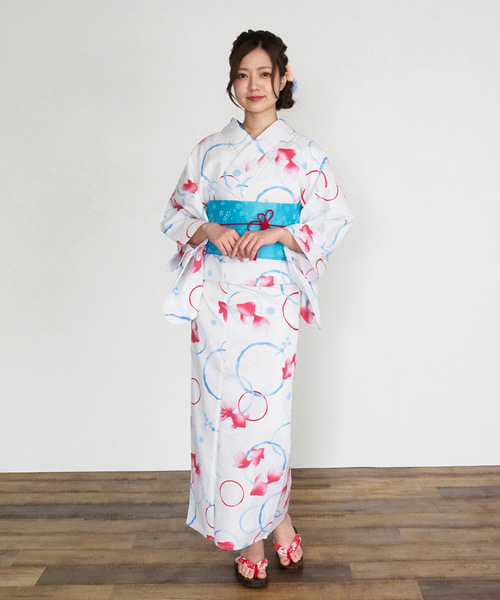 shopnikoniko（ショップニコニコ）の「雑誌掲載　セブンティーン掲載　一人でも着れる浴衣3点セット浴衣作り帯下駄（浴衣・レディース・その他/その他1/その他2/その他3/その他4/その他5/その他6/G/H/E/C/D/A/B/F・フリー）」の19枚目の写真