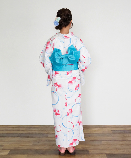 shopnikoniko（ショップニコニコ）の「雑誌掲載　セブンティーン掲載　一人でも着れる浴衣3点セット浴衣作り帯下駄（浴衣・レディース・その他/その他1/その他2/その他3/その他4/その他5/その他6/G/H/E/C/D/A/B/F・フリー）」の17枚目の写真