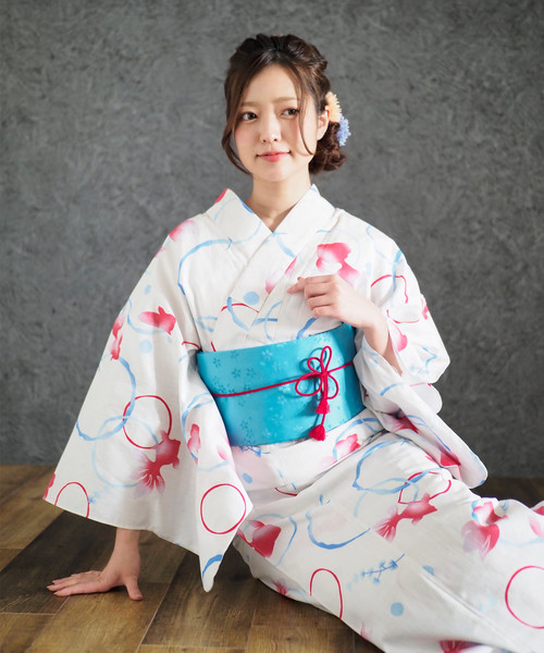 shopnikoniko（ショップニコニコ）の「雑誌掲載　セブンティーン掲載　一人でも着れる浴衣3点セット浴衣作り帯下駄（浴衣・レディース・その他/その他1/その他2/その他3/その他4/その他5/その他6/G/H/E/C/D/A/B/F・フリー）」の16枚目の写真
