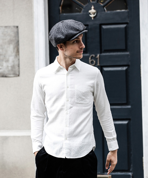 MR.OLIVE(ミスターオリーブ)の「SILK NEP CHAMBRAY / NO CREST LEGULAR COLLAR SHIRT(シャツ/ブラウス・メンズ・ベージュ/ネイビー/オフホワイト・SMALL/MEDIUM/LARGE)」の12枚目の写真