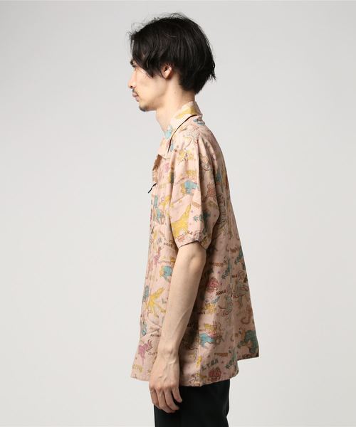 Iroquois(イロコイ)の「【iroquois】DANIEL CONSTELLATION2(シャツ/ブラウス・メンズ・ピンク/ブルー・2/1)」の3枚目の写真