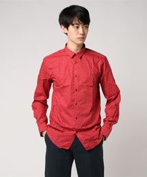 スクエア柄シャツ