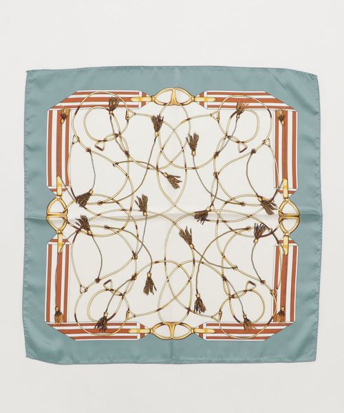 KATHARINE ROSS(キャサリンロス)の「【KATHARINE ROSS】タッセル柄ミニスカーフ WEB限定(バンダナ/スカーフ・レディース・グリーン/ネイビー/ピンク・ONE SIZE)」の4枚目の写真