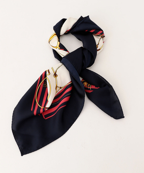 KATHARINE ROSS(キャサリンロス)の「【KATHARINE ROSS】タッセル柄ミニスカーフ WEB限定(バンダナ/スカーフ・レディース・グリーン/ネイビー/ピンク・ONE SIZE)」の19枚目の写真