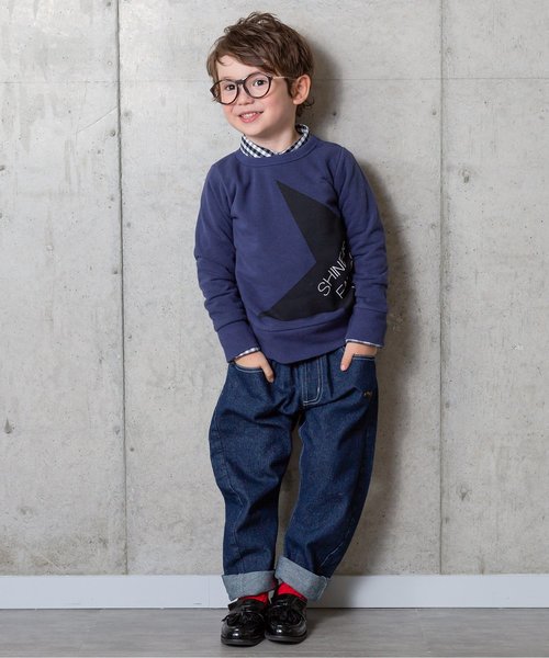 BREEZE（ブリーズ）の「ネット限定 3色3柄長袖シャツ（シャツ/ブラウス・キッズ・チェック/ドット/オフホワイト・80/90/95/100/110/120/130/140）」の10枚目の写真