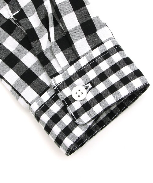 BREEZE（ブリーズ）の「ネット限定 3色3柄長袖シャツ（シャツ/ブラウス・キッズ・チェック/ドット/オフホワイト・80/90/95/100/110/120/130/140）」の12枚目の写真