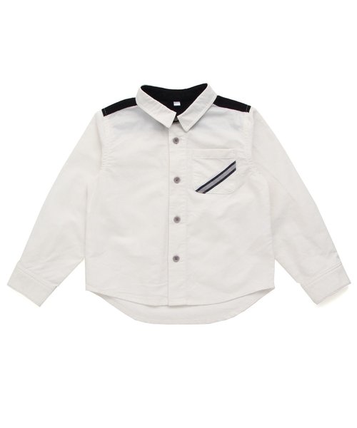 BREEZE（ブリーズ）の「ネット限定 3色3柄長袖シャツ（シャツ/ブラウス・キッズ・チェック/ドット/オフホワイト・80/90/95/100/110/120/130/140）」の18枚目の写真