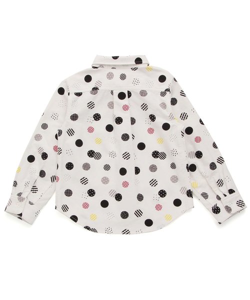 BREEZE（ブリーズ）の「ネット限定 3色3柄長袖シャツ（シャツ/ブラウス・キッズ・チェック/ドット/オフホワイト・80/90/95/100/110/120/130/140）」の20枚目の写真