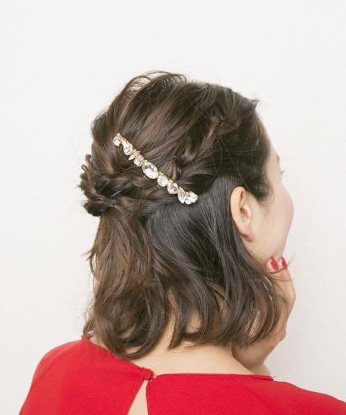 Chiro(チロ)の「Chiro original bijou comb(その他ヘアアクセサリー)」|ゴールド