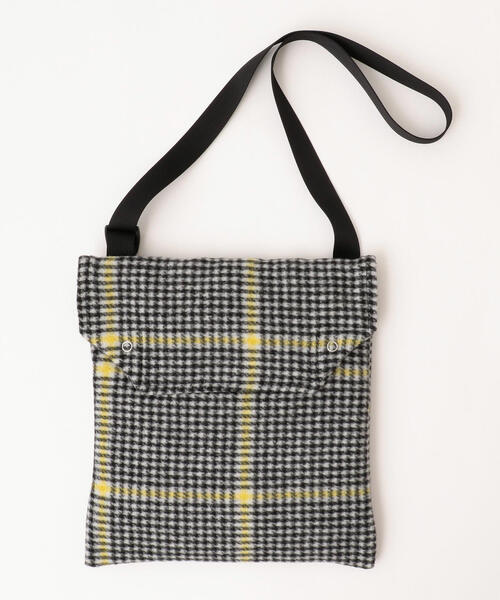 BEAUTY&YOUTH UNITED ARROWS（ビューティーアンドユースユナイテッドアローズ）の「BY チェック ショルダーバッグ ◆（ショルダーバッグ・メンズ・ブラック/ダークブラウン/ブラウン・FREE）」の16枚目の写真