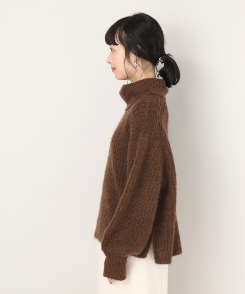 LOWRYS FARM(ローリーズファーム)の「フワカルアゼプルオーバー 802570(ニット/セーター・レディース・ブラウン/オフホワイト/ピンク/グレー・MEDIUM/LARGE)」の7枚目の写真