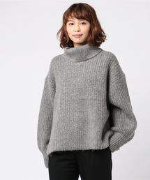 LOWRYS FARM | フワカルアゼプルオーバー　802570(ニット/セーター)
