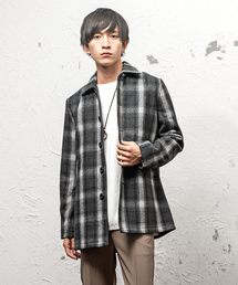 メルトンステンカラーコート