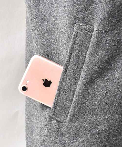 MinoriTY（マイノリティ）の「メルトンステンカラーコート（ステンカラーコート・メンズ・ブラック/グレー/ブラウン/ネイビー/キャメル/その他/その他1/ワイン/チャコール・S/M/L/LL）」の13枚目の写真