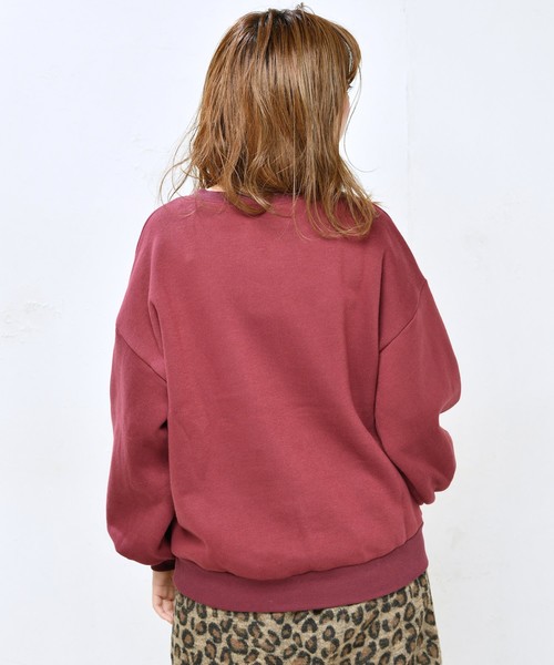 natural couture(ナチュラルクチュール)の「裏起毛キーネックプルオーバー(スウェット・レディース・アイボリー/ブラック/パープル/ピンクベージュ/ボルドー・FREE)」の22枚目の写真