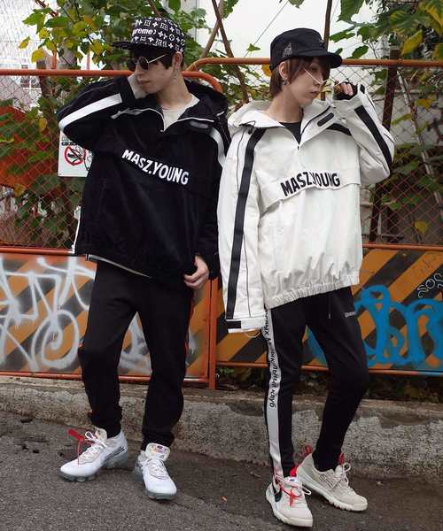 rovtski（ロフトスキー）の「【ビッグシルエット】MASZY CORDUROY ANORAK/コーデュロイアノラック（ブルゾン・レディース・ホワイト/ブラック・FREE）」の7枚目の写真