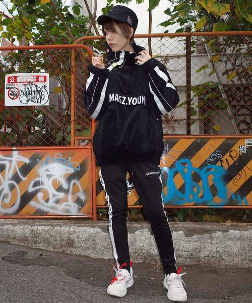 rovtski（ロフトスキー）の「【ビッグシルエット】MASZY CORDUROY ANORAK/コーデュロイアノラック（ブルゾン・レディース・ホワイト/ブラック・FREE）」の4枚目の写真