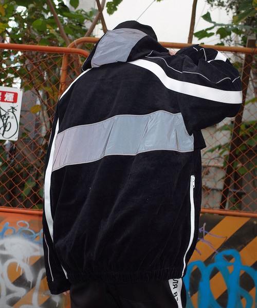 rovtski（ロフトスキー）の「【ビッグシルエット】MASZY CORDUROY ANORAK/コーデュロイアノラック（ブルゾン・レディース・ホワイト/ブラック・FREE）」の3枚目の写真