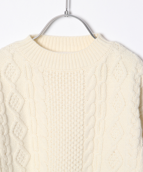 GLOBAL WORK（グローバルワーク）の「【キッズ】アラエルハイネックニットプルオーバー/821625（ニット/セーター・キッズ・ライトブルー/ブラック/ホワイト・XX-LARGE/X-LARGE/SMALL/LARGE/MEDIUM）」の17枚目の写真