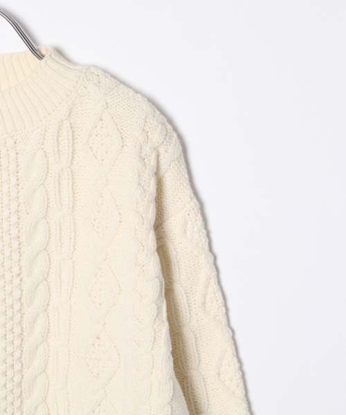 GLOBAL WORK（グローバルワーク）の「【キッズ】アラエルハイネックニットプルオーバー/821625（ニット/セーター・キッズ・ライトブルー/ブラック/ホワイト・XX-LARGE/X-LARGE/SMALL/LARGE/MEDIUM）」の15枚目の写真